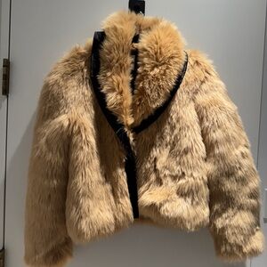 NWT XS I.AM.GIA Aurora faux fur jacket